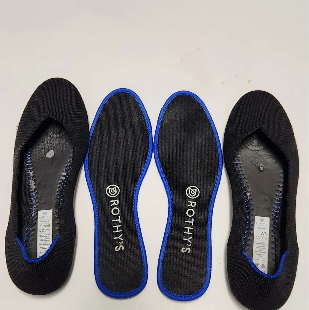 Rothys Solid‎ Black Flats - Picture 5 of 10